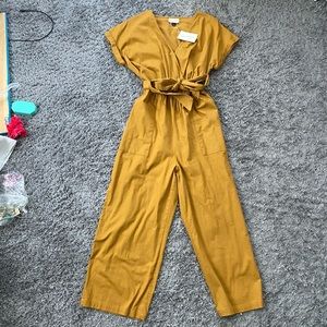 NWT Mustard Colored Jumpsuit